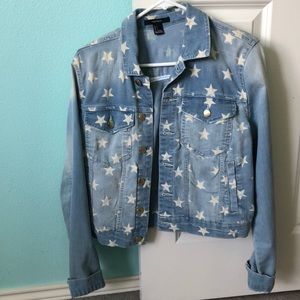 Forever 21 Star Jean Jacket, never worn